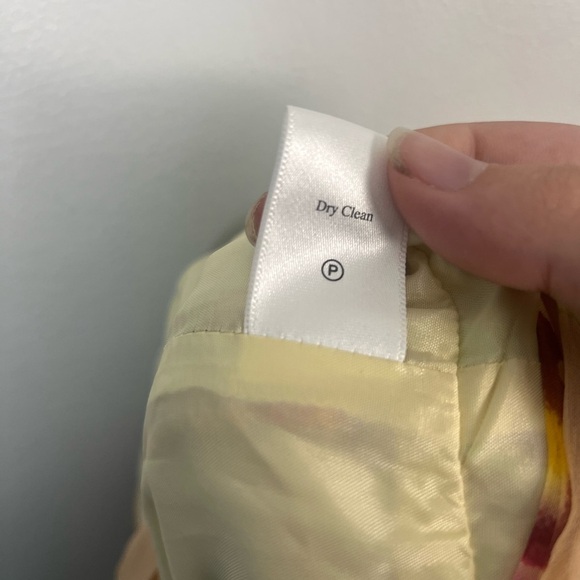 Vintage Silk Cold water Creek Watercolor Dress size 10 petite - Picture 5 of 6